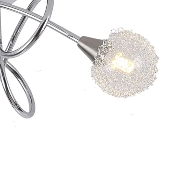 Nordijska preprost železa kristalni lestenec led svetilka visoke kakovosti dnevna soba, spalnica razsvetljavo G9 lustre lestenci strop droplight