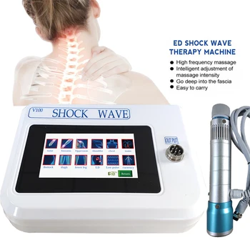 NOV Prenosni ED Elektromagnetno Extracorporeal Shock Wave Therapy Pralni Lajšanje Bolečin Massager Globoko Sprostitev Mišic