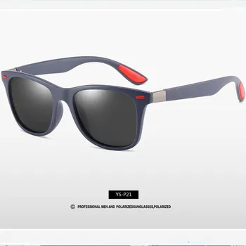 NOVA ZASNOVA Ultralahkih TR90 Polarizirana sončna Očala Moški Ženske Vožnje Kvadratnih Slog, sončna Očala Moški Buljiti UV400 Gafas De Sol BM20