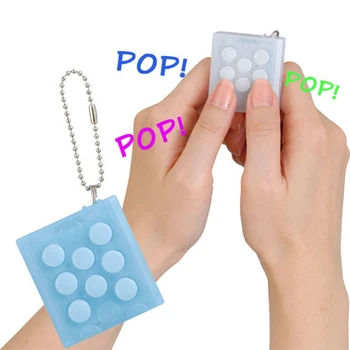 Nove Elektronske Mehurček Zaviti Keychain Oprostitev Stres Japonski Anti Stres Igrača Otroci Strani Prst Fidget Senzorično Igrača Za Avtizem/ADHD