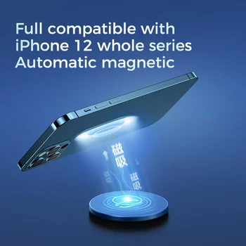 Nove Magnetne Brezžični Polnilnik Za iPhone 12 Pro Max 15W Qi Hitro Polnjenje Za iPhone 12 11 XS X XR Polnilec Za Airpods