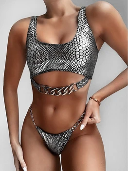 Novi Seksi Križ Povodcem Kopalke 2020 Push Up Bikini Ženske Povoj Brazilski Kopalke Tangice Bikini Plaža Obrabe Niz Kopalke