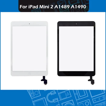 Novo A1489 A1490 LCD Zaslon Plošča Računalnike Sprednji Dotik Stekla Za iPad Mini 2 Prikažite Popravila Zamenjava z Gumb za Domačo stran