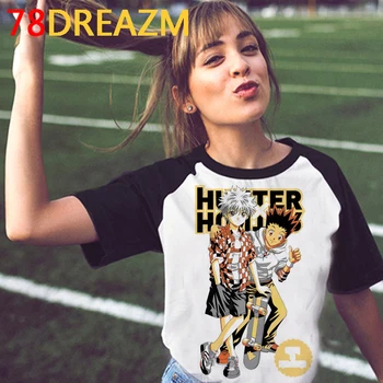 Novo Hunter X Hunter Grafični Tees Moških Harajuku Kawaii Risanka Killua Tshirt Smešno Japonski Anime Hisoka T Shirt Vrhovi Unisex Moški