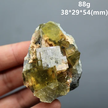Novo mineralnih! Naravno rumeno fluorite Gruče mineralnih osebkov, Kamni in kristali kremena Zdravljenje crystal