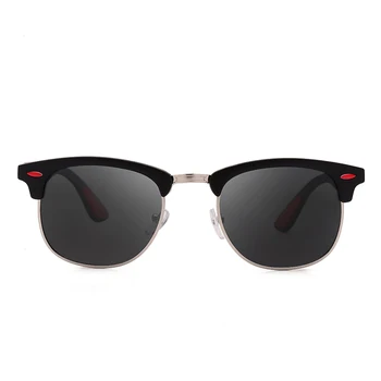 Novo polarizirana moška sončna očala UV400 očala semi-kovinski kvadratni okvir dame sončna očala modna blagovna znamka, design vožnjo sončna očala