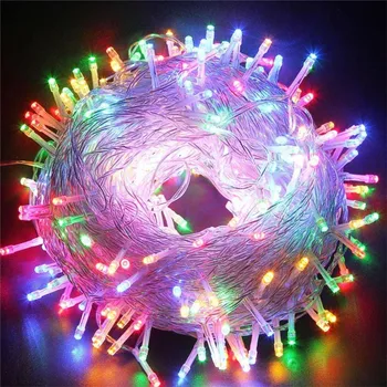 Novost 600 led 100M flasher niz Svetil za zunanjo/ notranjo svate božično drevo Svjetlucati Pravljice dekoracijo Luči