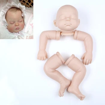 NPK Original 20 palčni Ročno DIY Prerojeni Kompleti Mehki Silikonski Prazno Baby Doll Plesni Hands-On igrače za otroke dekleta