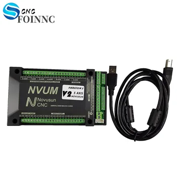 NVUM 5-osni Mach3 USB kartice 200KHz CNC usmerjevalnik 3 4 6-osni nadzor gibanja kartico veje odbor za DIY graviranje stroj