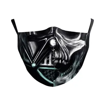 Odrasle Maske Otrok sprednji Pokrov Superheroj Cosplay Tiskanja Tkanine za Obraz Maska za Dihanje stroj za Večkratno uporabo Usta Masko Moda