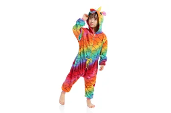 Odraslih Pižamo Rib Obsega Samorog Onesies Cosplay Kigurumi Pižame Risanka Halloween Kostum Sleepwear Panda Jumpsuit Oblačila