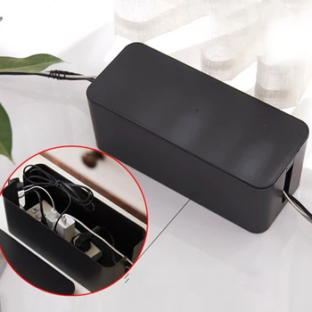 Odstranljiv Kabel Upravljanje Polje Kabel Urejeno Storager USB Kabel, Držalo za Enostavno Toplote, Preprečevanje Emisij Prahu Kabel za Polnjenje Zaščitnik