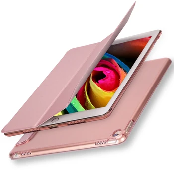 Ohišje za iPad Mini 4 3 2 1 Primeru GOLP PU Usnja, Trdi PC Nazaj Trifold Stojalo Spanja Smart Cover za iPad Mini 2 5 2019 Primeru Funda