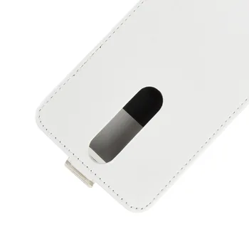 Ohišje za Nokia 5.1 Navzdol Odprti Slog Primerih Flip Usnje Debele Trdna Pokrovček Reže za Kartico Črno za nokia5.1 N5.1