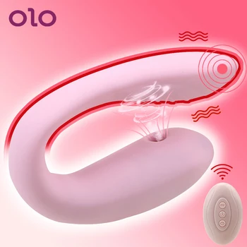 OLO Sesanju Vibrator U Obliko Upogljivi Sex Igrače za Nekaj Žensk Klitoris Vagine Erotični Stimulator G-spot Vibrator Nekaj Delež
