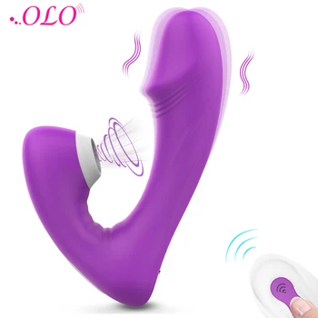 OLO Sex Igrače za Ženske, Oralni Seks Sesalna G Spot Vibrator, Vibrator Klitoris Stimulator Vagina Sesanju Vibrator Ženska Masturbacija
