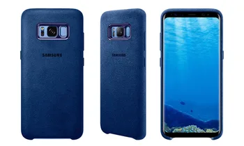 Original Anti-knock Uradni Primeru Telefon Za Samsung Galaxy S8 Plus G9550 SM-G9 SM-G955 GALAXY Alcantara Telefon Kritje Fundas Coque