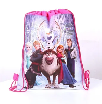 Original Disney Anime Disney Zamrznjene vrečko za Shranjevanje Zamrznjenih 2 Elsa Ana Slika Snop Žep Vrečko Igrače Anmie Slika Igrače za Otroke