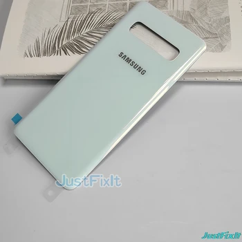 Originalni SAMSUNG Galaxy S10 Hrbtni Pokrovček Baterije Vrata, Zadnje Steklo Ohišje Primeru Zamenjajte Pokrov Baterije