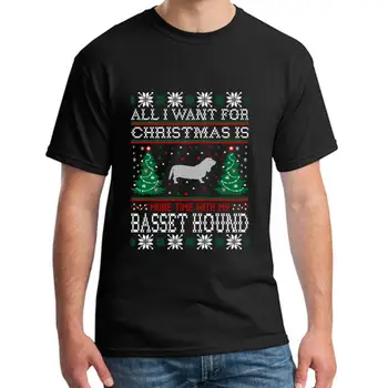 Osebnost je vse, kar želim za božič basset hound ugly pulover, t-majice moški ženski 3xl 4xl 5xl opremljena pop top tee