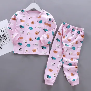 Otroci Pižame Dekleta Jeseni Risanka Oblačila Obleko Otroci Sleepwear Pozimi Bombaž More Baby Fantje Pižame Pijamas Spodnje Perilo