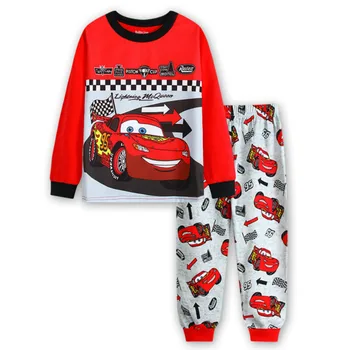 Otroci Pižame Določa Risanka Pixar Cars Strela McQueen Otrok Sleepwear Baby Boy Girl Pižame Pijamas Bombaž More Oblačila