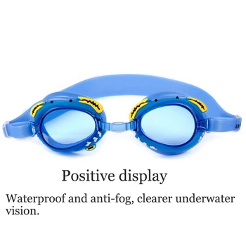 Otroci Plavanje Očala Anti Meglo HD Risanka Plavalna Očala Dekleta, Fantje, Potapljanje, Surfanje Očala Vodotesno Zaščito Oči Obrabe