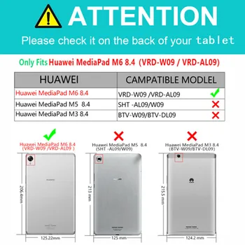 Otroci Shockproof EVA Stojalo Primeru Za Huawei M6 8.4 palčni VRD-W09 VRD-AL09 Tablet pokrijemo S Strani Imetnika