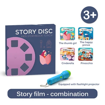 Otroci Zgodbo Projektor Kaleidoscope Noč Sveti Otroške Igrače Lučka Otroci, Učenje Izobraževalne Igrače, Svetlobna Film Disk