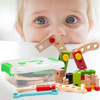 Otrok Vijak Montažo Baby Hands-on Multi-Funkcijo Repair Matica Kombinacija Demontaža Orodij Izobraževalne Fantje Igrače