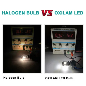 OXILAM 2Pcs P21W LED 1156 7506 BA15S LED Žarnice DRL Avto Luči Vklopite Signal za Vzvratno Vožnjo Svetlobe R5W 12V Avtomobile svetlobni pramen