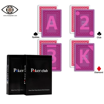 Označena Igralne Karte za Kontaktne Leče Proti Varanje Poker Club Magic Kategorije Krova Plastičnih Nepremočljiva Stranka Igre