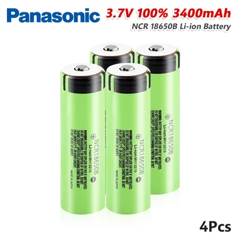 Panasonic Original 18650 baterijo 3,7 v 3400 mah Litij baterije za ponovno Polnjenje NCR18650B s Konicami(Ne PCB) Za svetilko