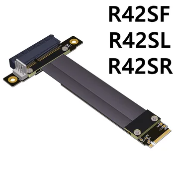 PCIe x4 3.0 Podaljšek PCI Express 4x Na M. 2 NVMe M Ključ 2280 Riser Card Gen3.0 Line Extender 32 G/sbt
