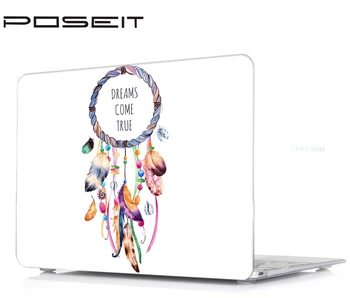 Plastični Primeru Težko s Tipkovnico Pokrov za MacBook Air 13 11 Pro 13 Retina Display 15 & Dotik Bar Nov 12 Inch Dream Catcher