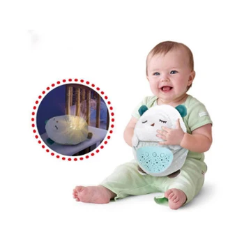 Plišastih Igrač Srčkan Baby Udobje Lutka Otrok Karton Živali Multicolor Star Projektor Lučka Baby Mehke Igrače S Svetlobo & Glasba Hobi