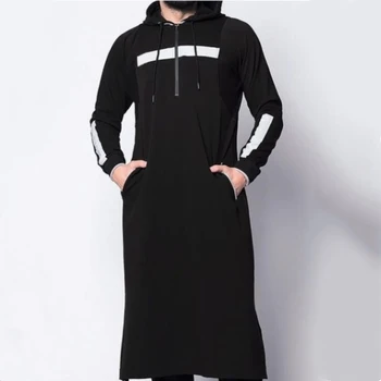 Plus Velikost Hoodies Dolgo Zgornji Del Trenirke Moški Modni Mozaik Ulične Islamskih Islamski Arabski Majica Moški Jeseni Žepi Puloverju