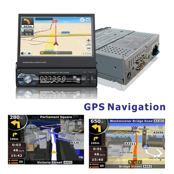 Podofo 1din avtoradio GPS Navigacija 7