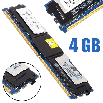 Pohiks Ram DDR2 4GB 5300F 667Mhz Memoria 1.8 V ECC 240 Pin CL5 Pomnilnika Ram Za Namizni Naključno Barvo