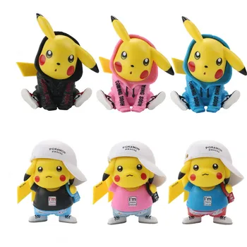 Pokemon igrače 8-11 cm Številke Lutke Igrače Zbiranje Pokémon Različne vrste Trendy Pikachu Model Anime Za Otroke Darilo