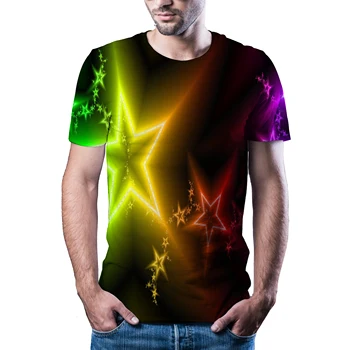 Poletje 2020 moških in žensk nove estetske slog prosti čas 3D T-shirt modni T-shirt 3D tiskanje hitro sušenje T-shirt