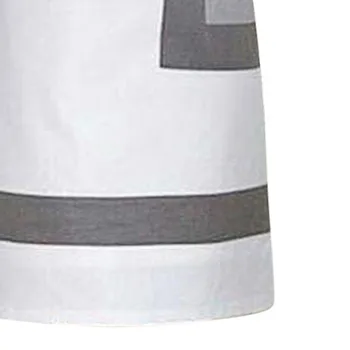 Poletni Mozaik A-Line Mini Obleka Ženske NOV Modni Priložnostne Shift Geometrijske Tiskanja Obleko O-Vratu brez Rokavov Obleke N4