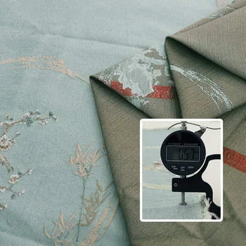 Poliester tkanine Kitajski retro žakarske tkanine, šivalni material za obleko ženske in obleko, krilo