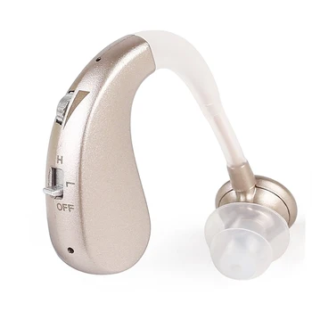 Polnilna Digitalni Slušni aparat, Hude Izgube Nevidno BTE Uho Pomoči High Power Ojačevalnika Zvoka Ojačevalec 1pc Za Gluhe Starejših