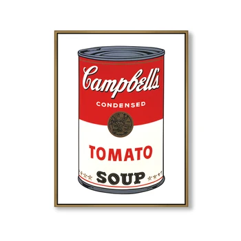 Pop Art Tisk Stensko Slikarstvo Andy Warhol Paradižnikova Juha Abstraktna Umetnost Dekorativne Slike Wall Art Natisne Za Dnevna Soba Brez Okvirja