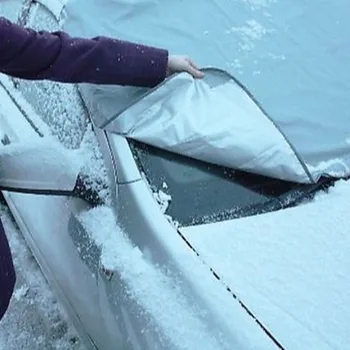 Popolno Zaščito Vetrobransko steklo, Pokrov 150x70cm Avto Dežnik Anti-sneg Nepremočljiva Srebrni Trak Avto Dežnik Dodatki