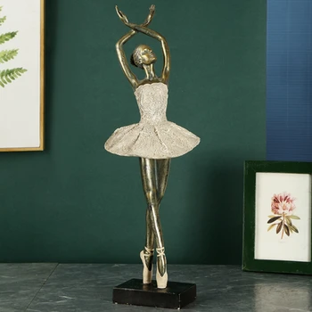 Povzetek Balet Kiparstvo Figur Okraski Balerina Office Home Dekoracijo Sodobna Plesalka Umetnosti Ballet Dekle Smolo Obrti Dekor