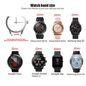 Pravega Usnja Watchband Za Galaxy watch 42 46 Prestavi S2/S3 Trakov 20 mm 22 mm Pas za Amazfit Huawei 1 2 Hitro Sprostitev Zapestnica