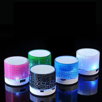 Prenosni Crack Bluetooth Zvočnik LED Pisane Luči Zvočnik za Spalnice Prostem JHP-Najboljši