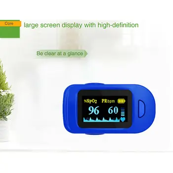 Prenosni Prst Oximeter Prsta PulseOximeter Medicinske Opreme OLED Zaslon Srčni utrip Spo2 PR Impulz Oximeter